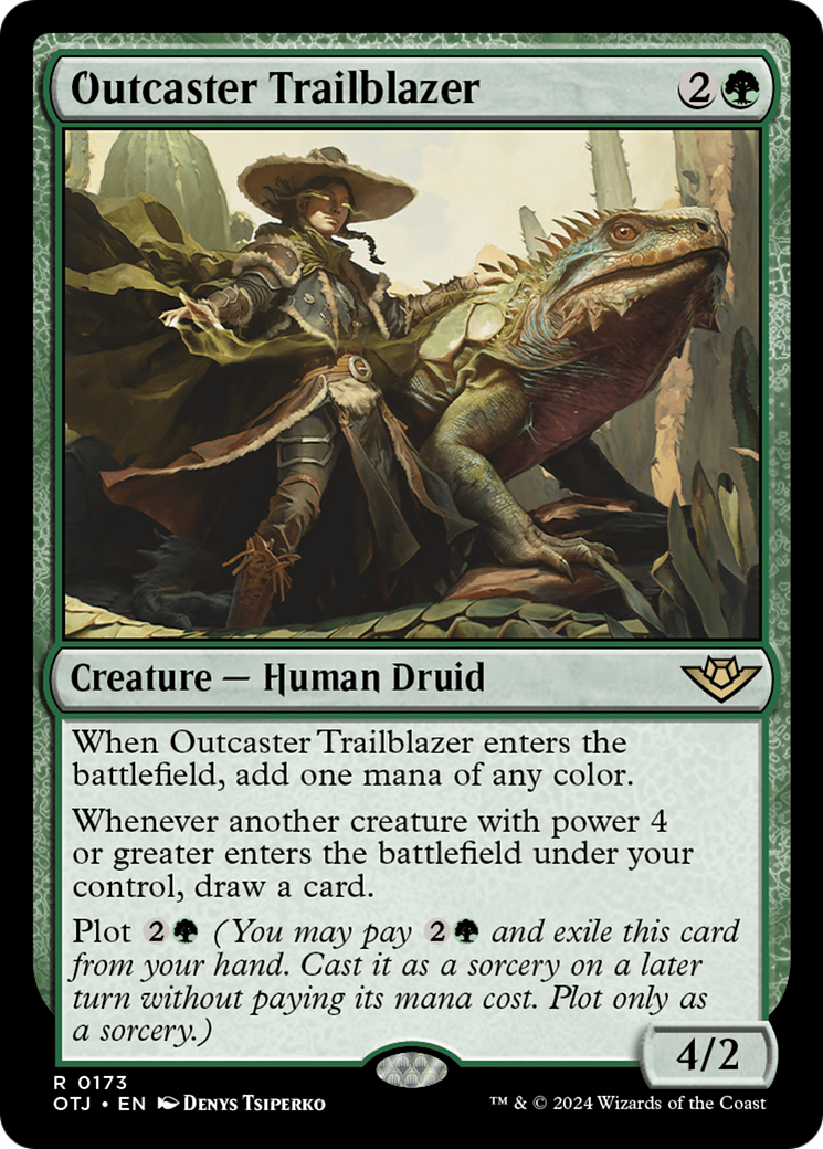 Outcaster Trailblazer [Outlaws of Thunder Junction] Foil