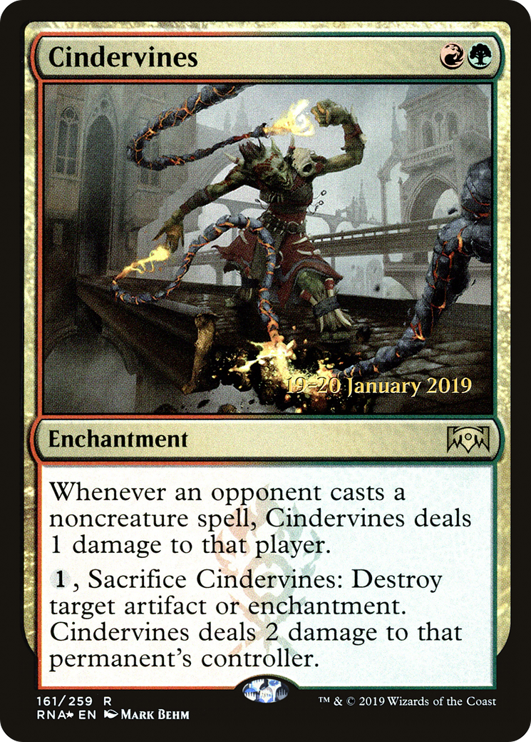 Cindervines [Ravnica Allegiance Prerelease Promos] | Silver Goblin