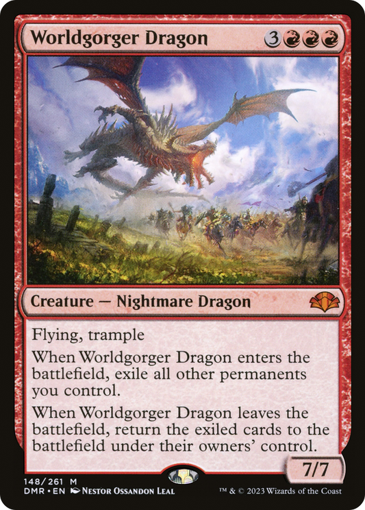 Worldgorger Dragon [Dominaria Remastered] Foil