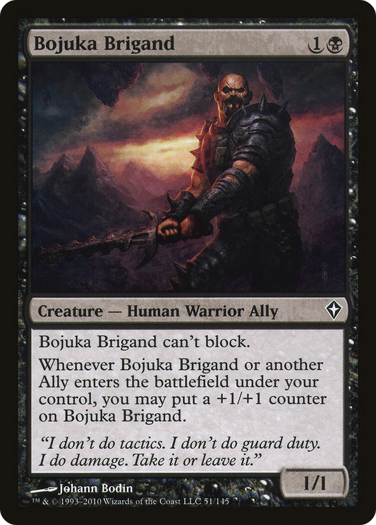 Bojuka Brigand [Worldwake] Foil