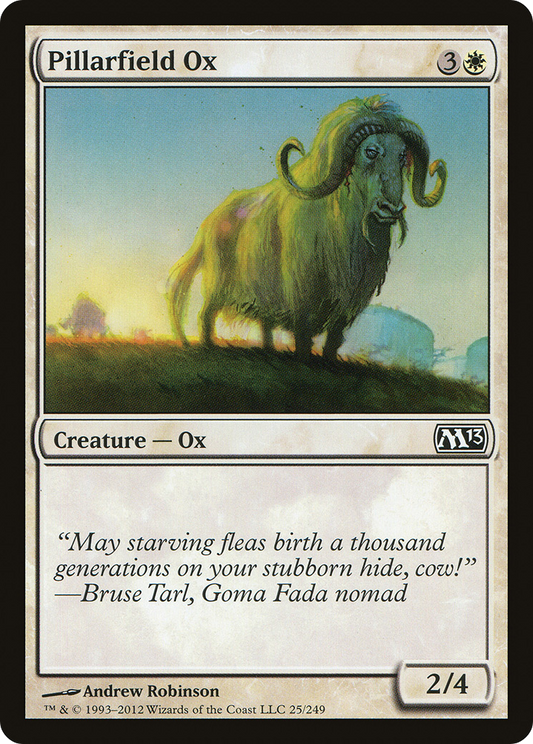 Pillarfield Ox [Magic 2013] Foil