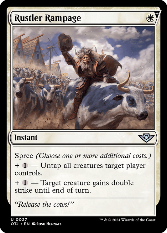 Rustler Rampage [Outlaws of Thunder Junction] Foil