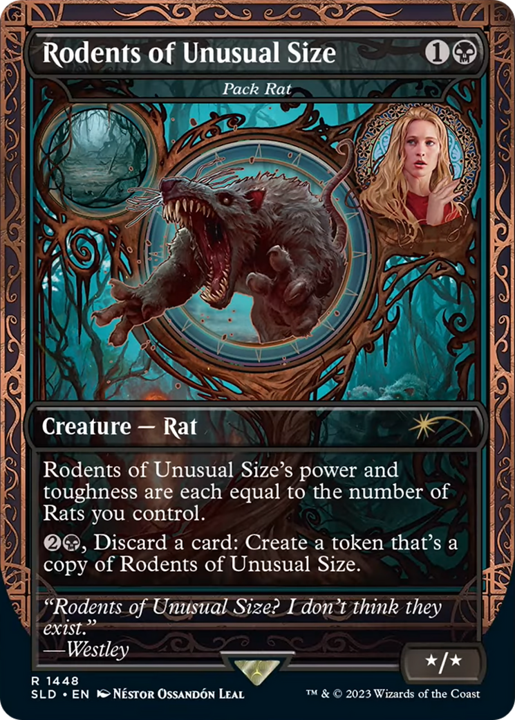 Rodents of Unusual Size - Pack Rat [Secret Lair Drop Series] Foil