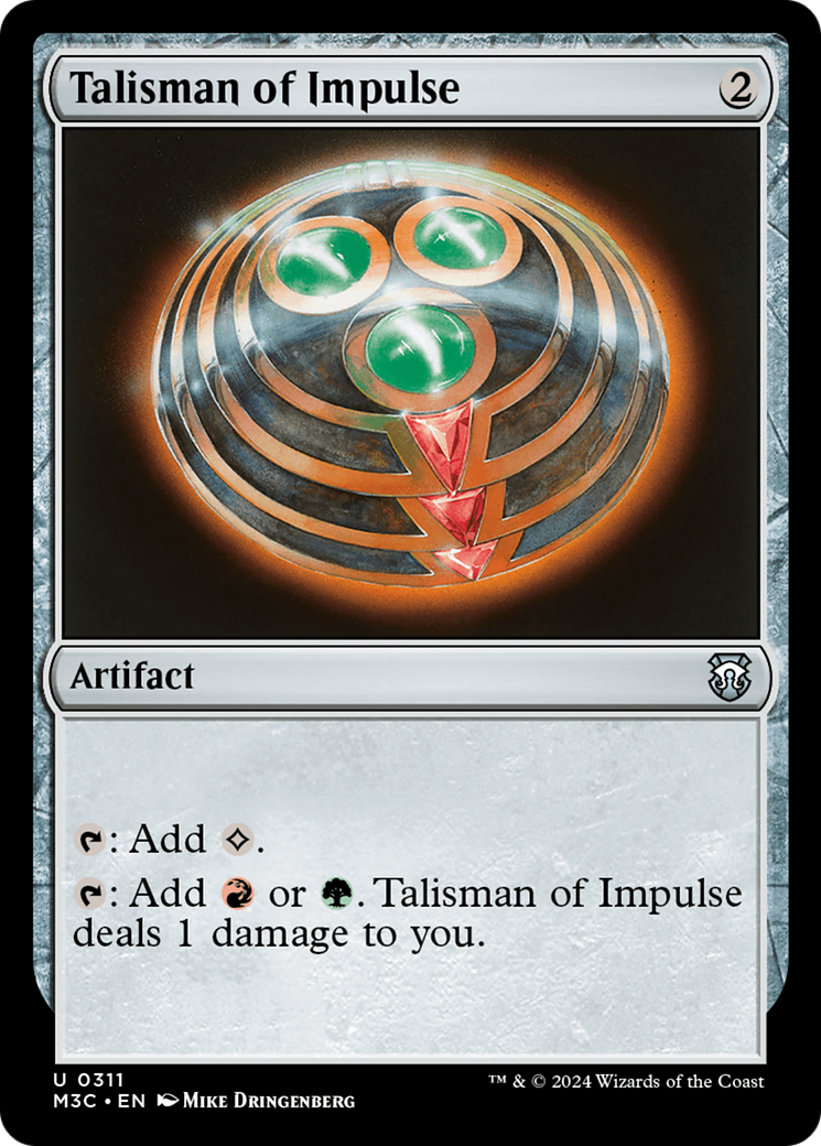 Talisman of Impulse (Ripple Foil) [Modern Horizons 3 Commander] | Silver Goblin