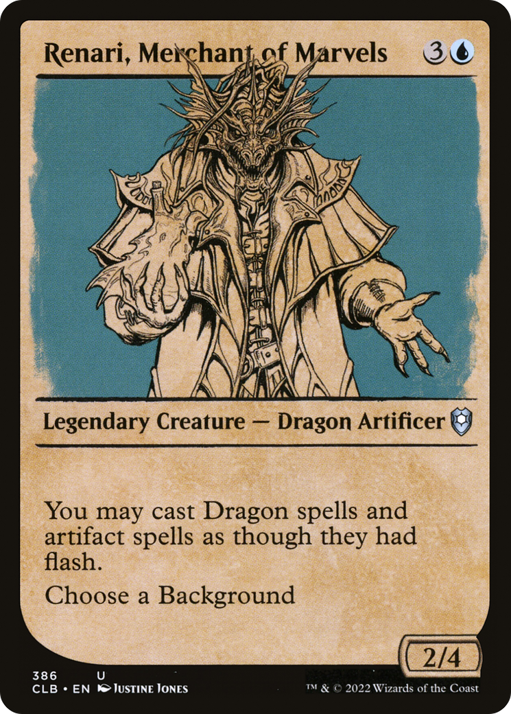 Renari, Merchant of Marvels (Showcase) (386) Foil - Commander Legends: Battle for Baldur's Gate