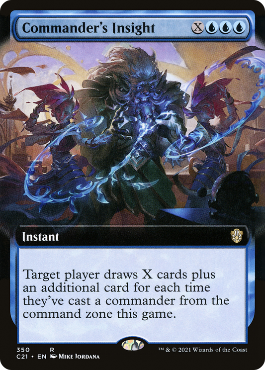 Commander's Insight (Extended Art) [Commander 2021]