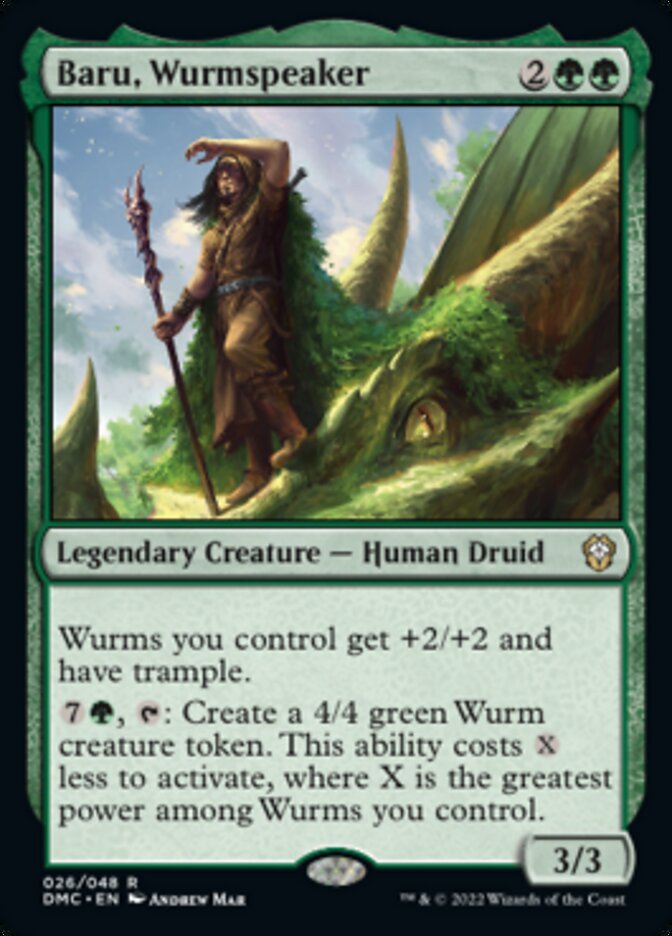 Baru, Wurmspeaker [Dominaria United Commander] | Silver Goblin