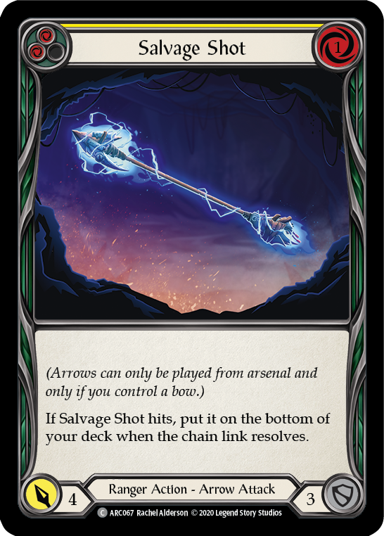 Salvage Shot (Yellow) [U-ARC067] (Arcane Rising Unlimited)  Unlimited Rainbow Foil | Silver Goblin