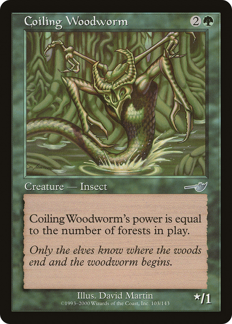 Coiling Woodworm [Nemesis] Foil
