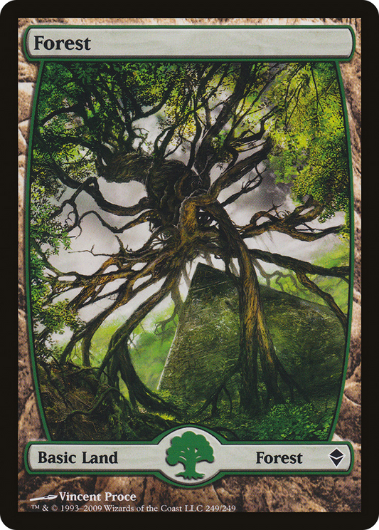 Forest (249) [Zendikar] Foil