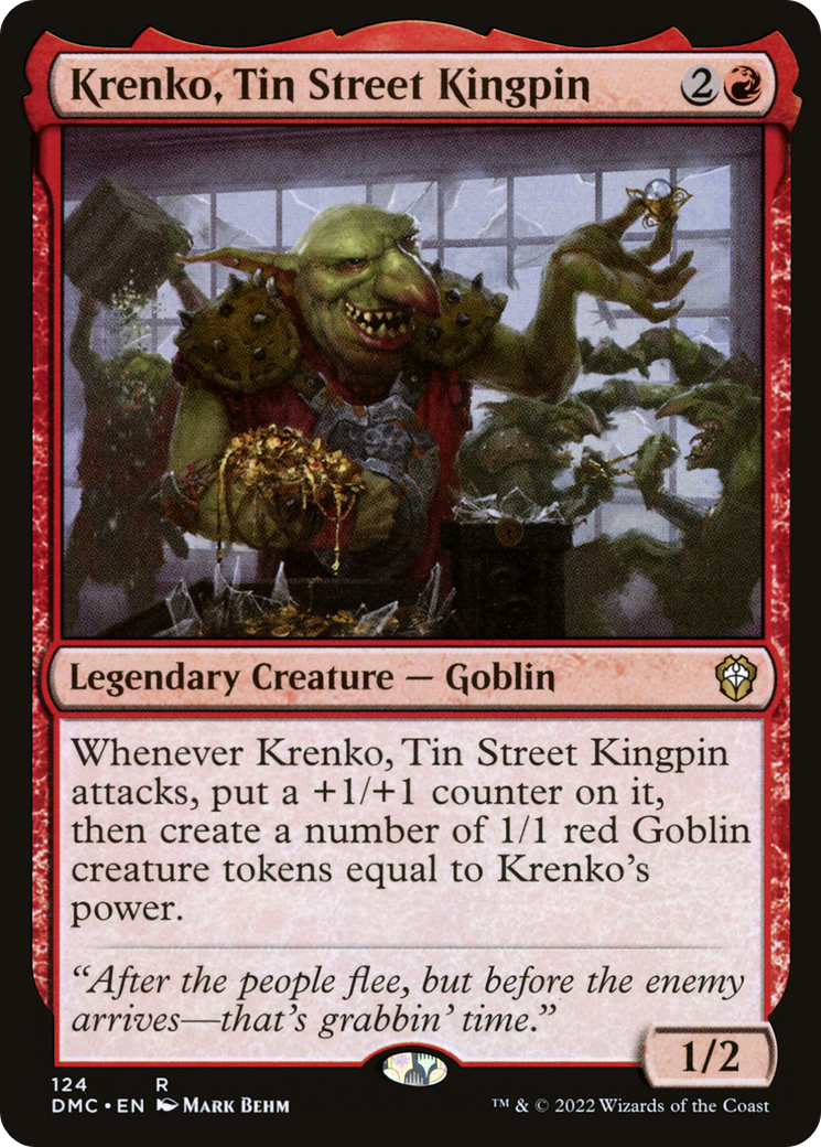 Krenko, Tin Street Kingpin [Dominaria United Commander] | Silver Goblin