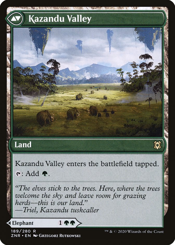 Kazandu Mammoth (189) Foil - Zendikar Rising