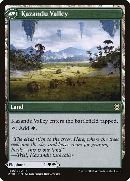 Kazandu Mammoth (189) Foil - Zendikar Rising