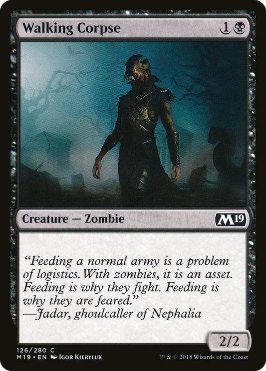 Walking Corpse [Core Set 2019] Foil