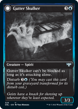 Gutter Skulker // Gutter Shortcut [Innistrad: Double Feature] Foil