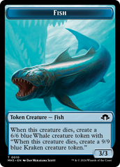 Eldrazi Spawn // Fish Double-Sided Token [Modern Horizons 3 Tokens] | Silver Goblin