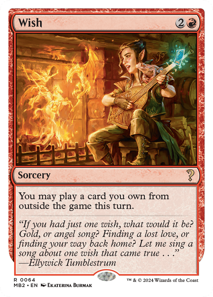 Wish (White Border) (064) - Mystery Booster 2