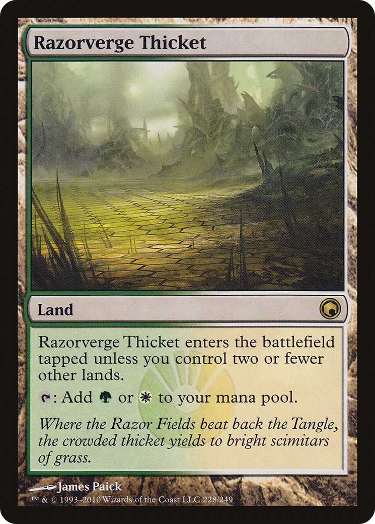 Razorverge Thicket [Scars of Mirrodin] Foil