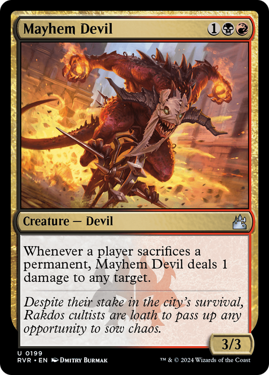 Mayhem Devil [Ravnica Remastered] Foil