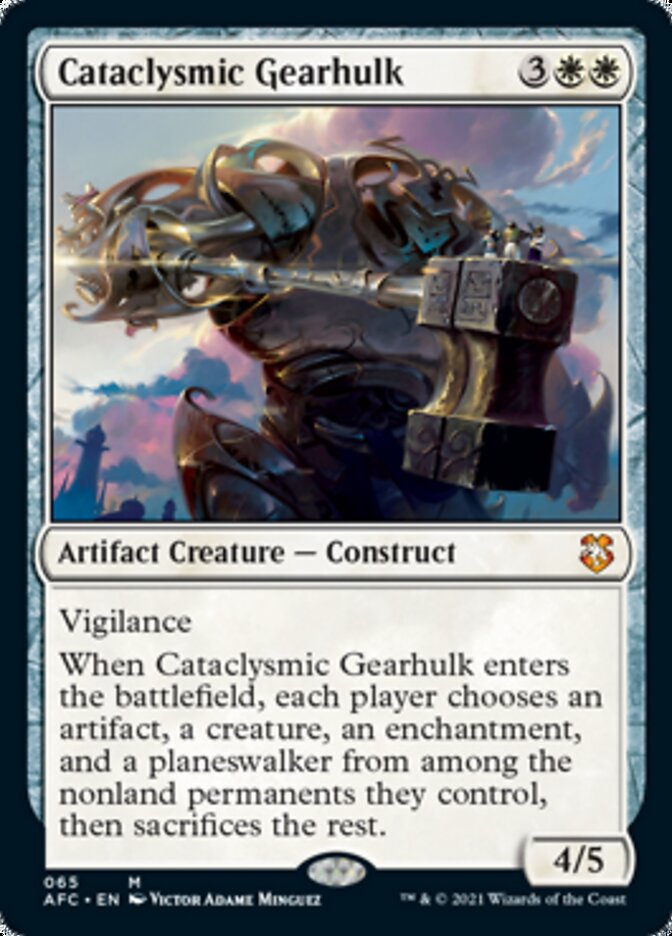 Cataclysmic Gearhulk [Dungeons & Dragons: Adventures in the Forgotten Realms Commander] | Silver Goblin