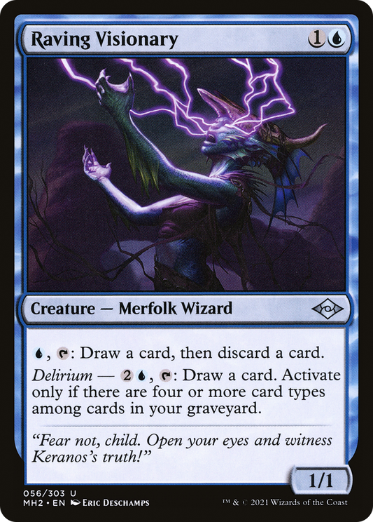 Raving Visionary (056) Foil - Modern Horizons 2