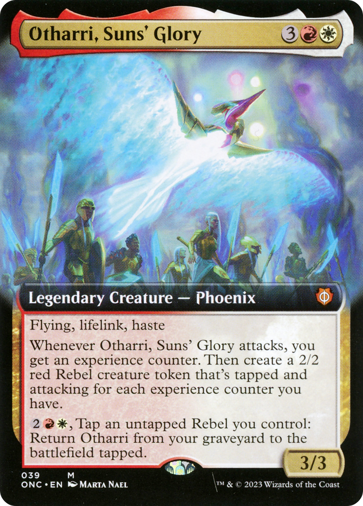 Otharri, Suns' Glory (Extended Art) [Phyrexia: All Will Be One Commander] Foil