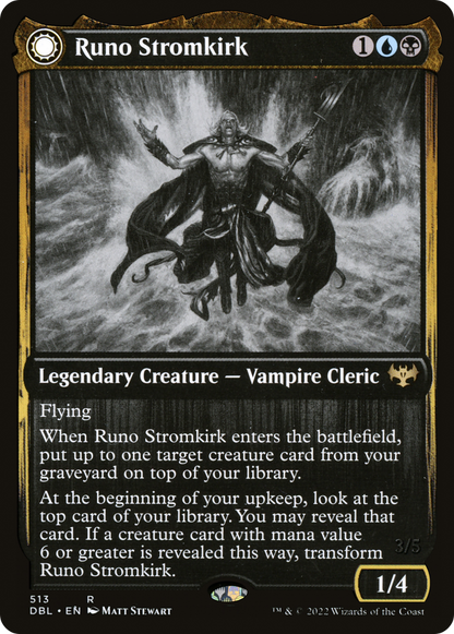 Runo Stromkirk // Krothuss, Lord of the Deep [Innistrad: Double Feature] Foil