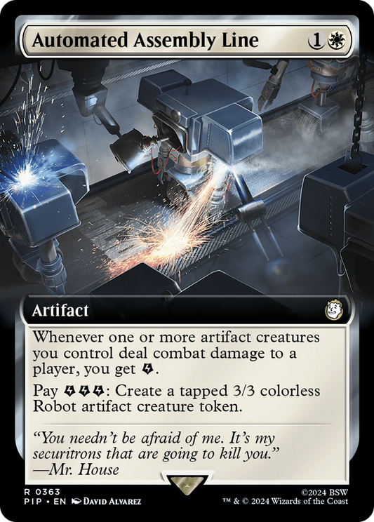 Automated Assembly Line (Extended Art) [Fallout] Foil