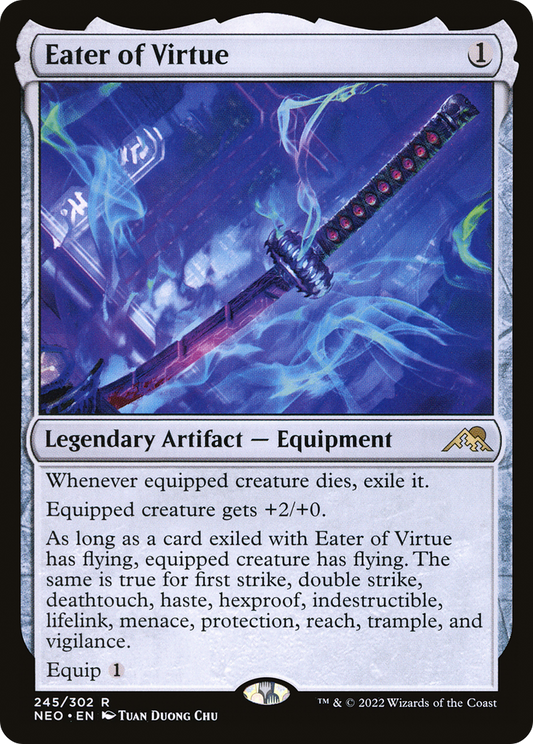 Eater of Virtue [Kamigawa: Neon Dynasty] Foil
