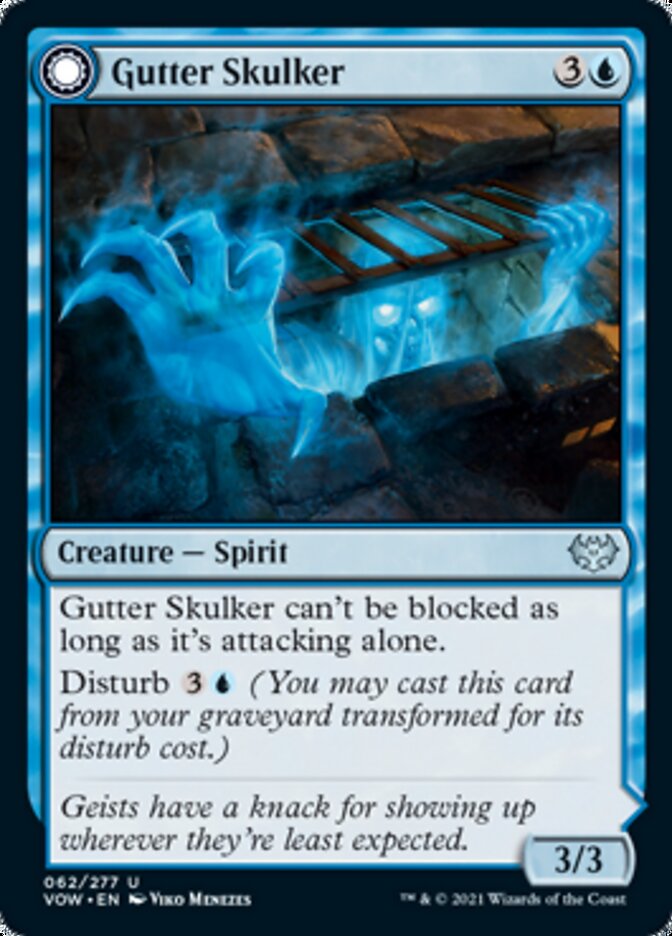 Gutter Skulker // Gutter Shortcut [Innistrad: Crimson Vow] Foil