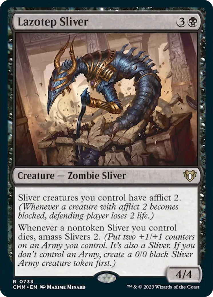 Lazotep Sliver [Commander Masters] | Silver Goblin