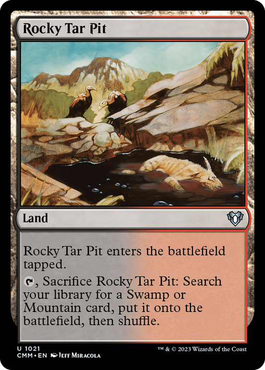 Rocky Tar Pit [Commander Masters]