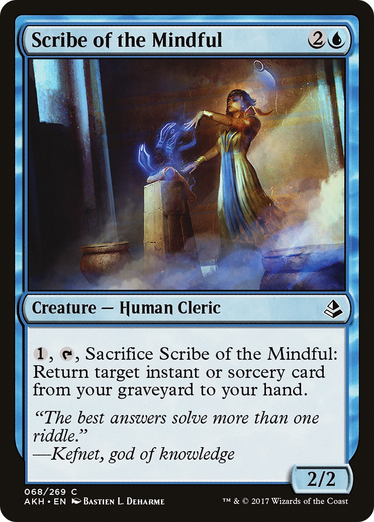 Scribe of the Mindful [Amonkhet] | Silver Goblin