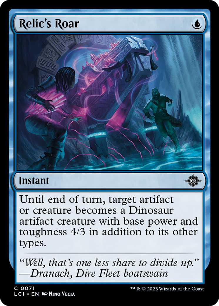 Relic's Roar [The Lost Caverns of Ixalan] Foil