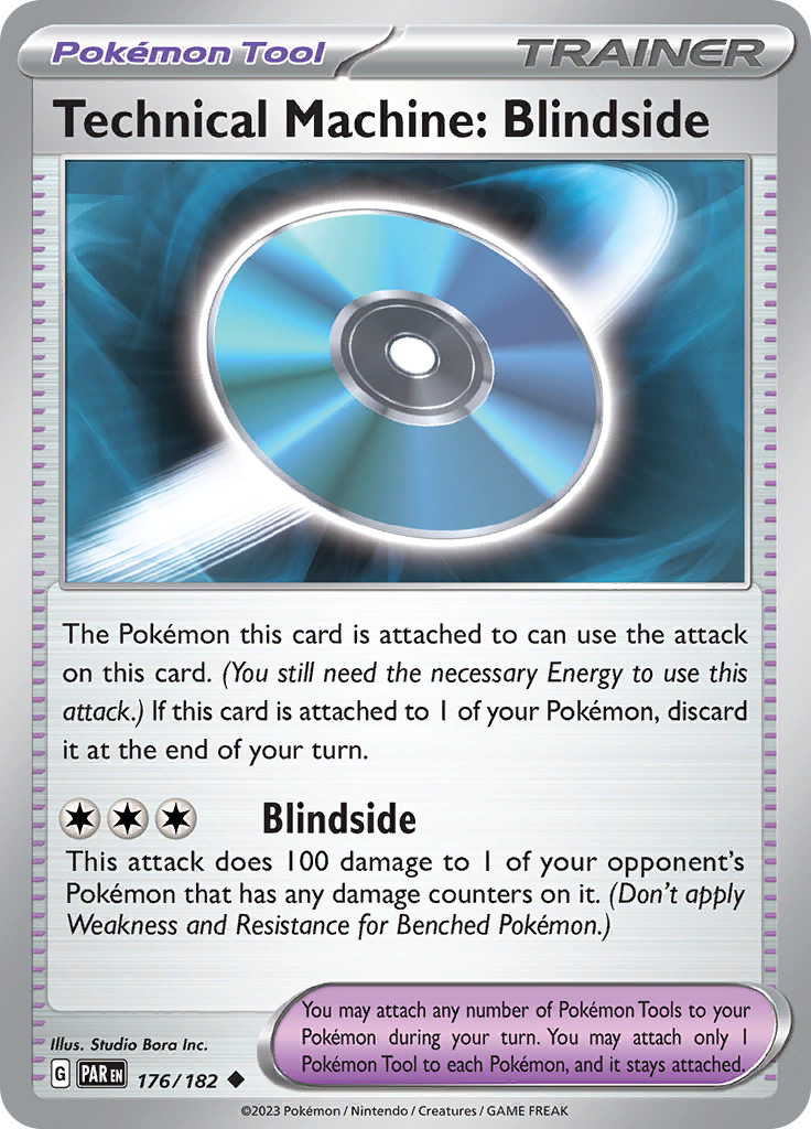 Technical Machine: Blindside (176/182) [Scarlet & Violet: Paradox Rift] | Silver Goblin