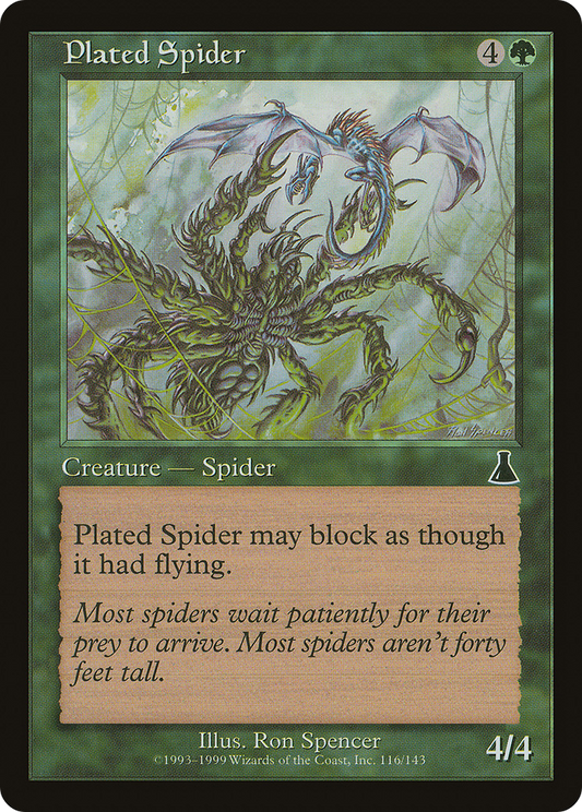 Plated Spider [Urza's Destiny] Foil