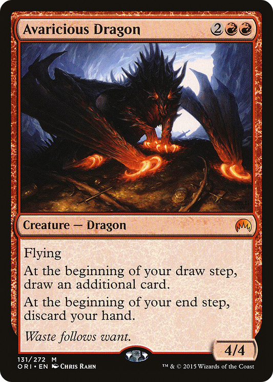 Avaricious Dragon [Magic Origins] Foil