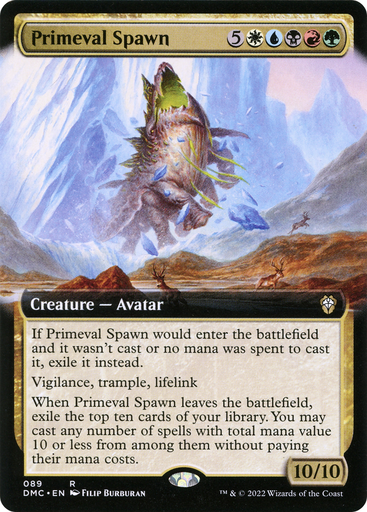 Primeval Spawn (Extended Art) [Dominaria United Commander]