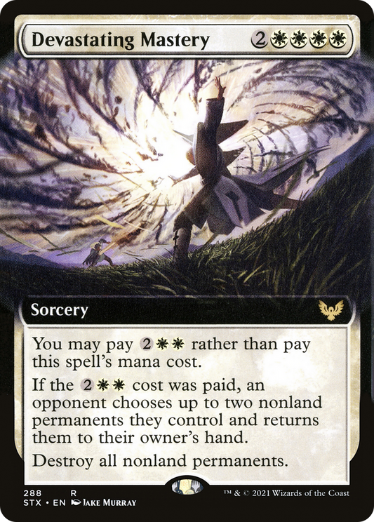 Devastating Mastery (Extended Art) [Strixhaven: School of Mages] Foil