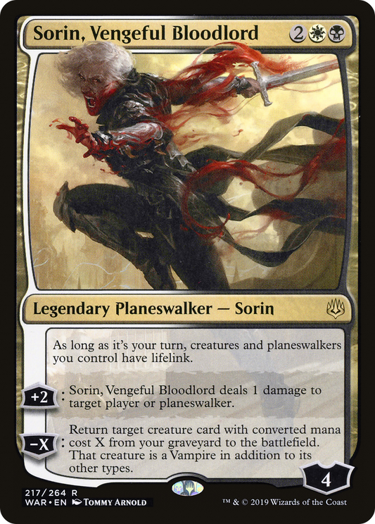 Sorin, Vengeful Bloodlord [War of the Spark] Foil