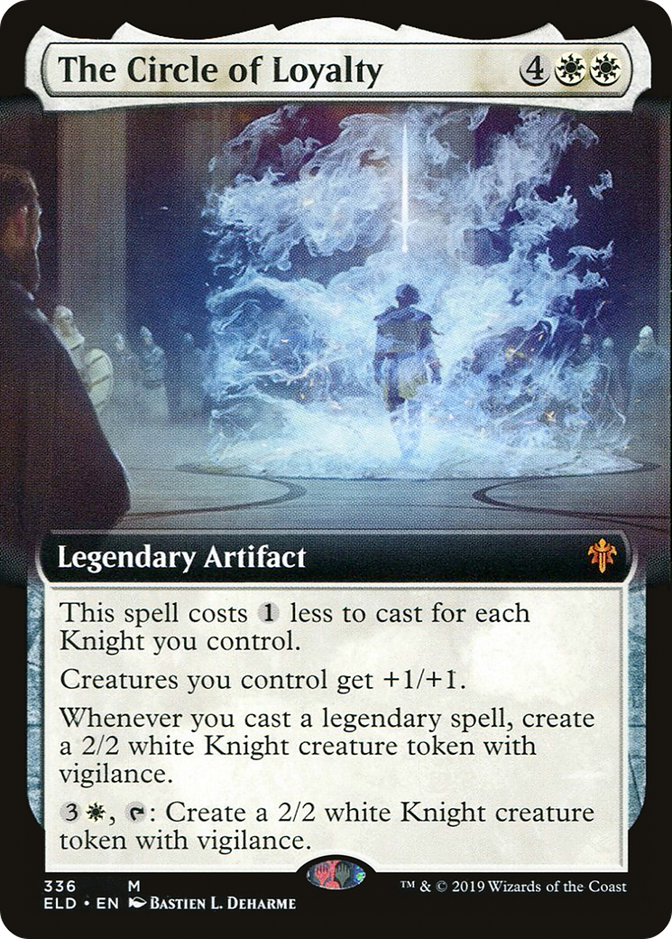 The Circle of Loyalty (Extended Art) [Throne of Eldraine] Foil