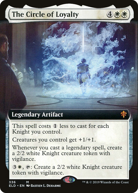 The Circle of Loyalty (Extended Art) [Throne of Eldraine] Foil