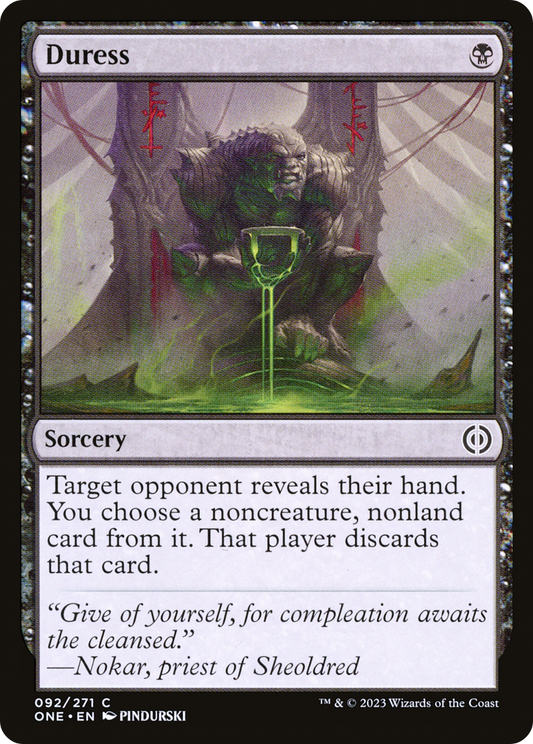 Duress [Phyrexia: All Will Be One] Foil