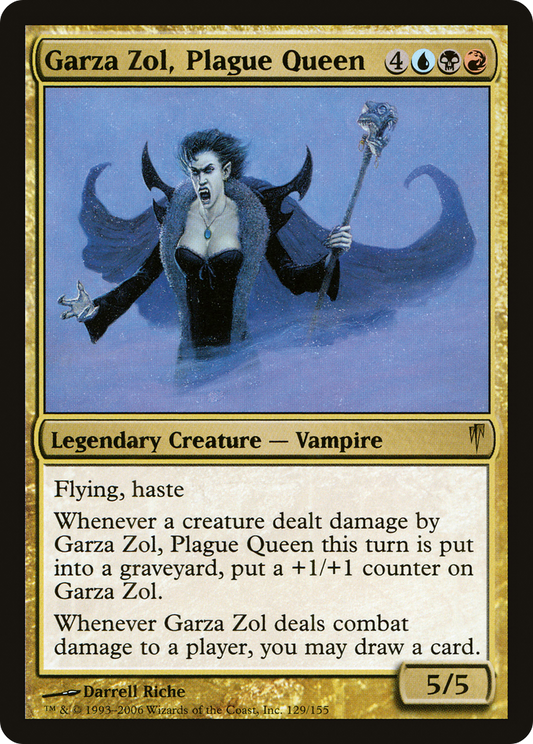 Garza Zol, Plague Queen [Coldsnap] Foil