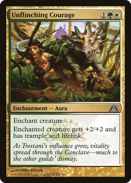 Unflinching Courage [Dragon's Maze] Foil