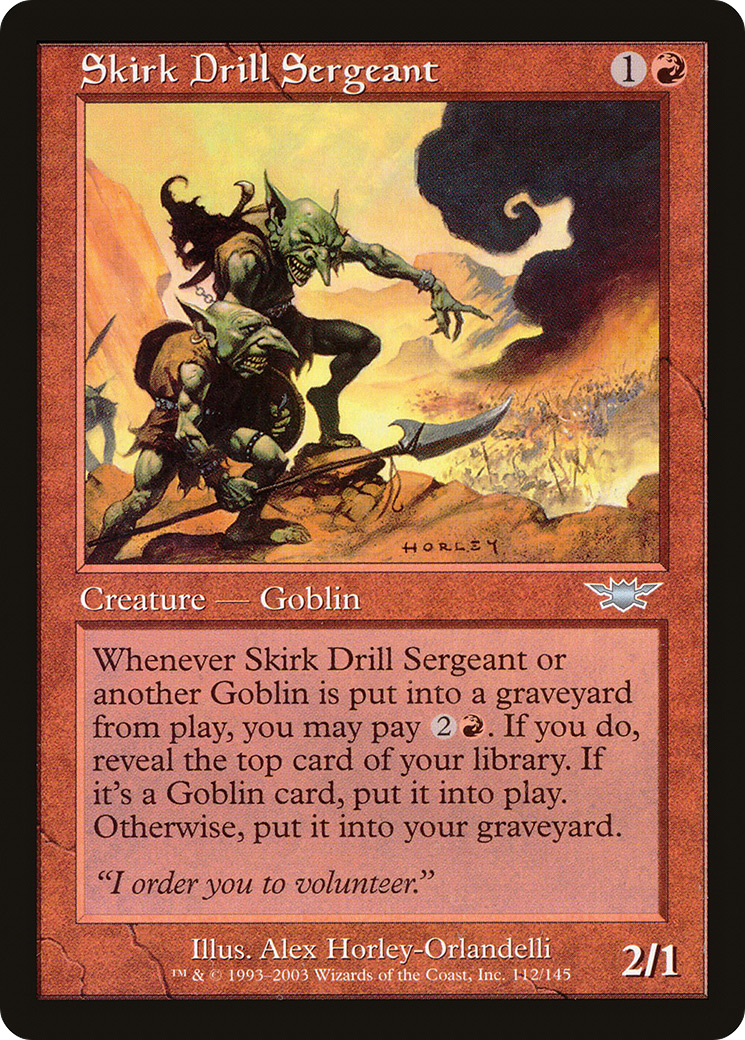 Skirk Drill Sergeant [Legions] Foil