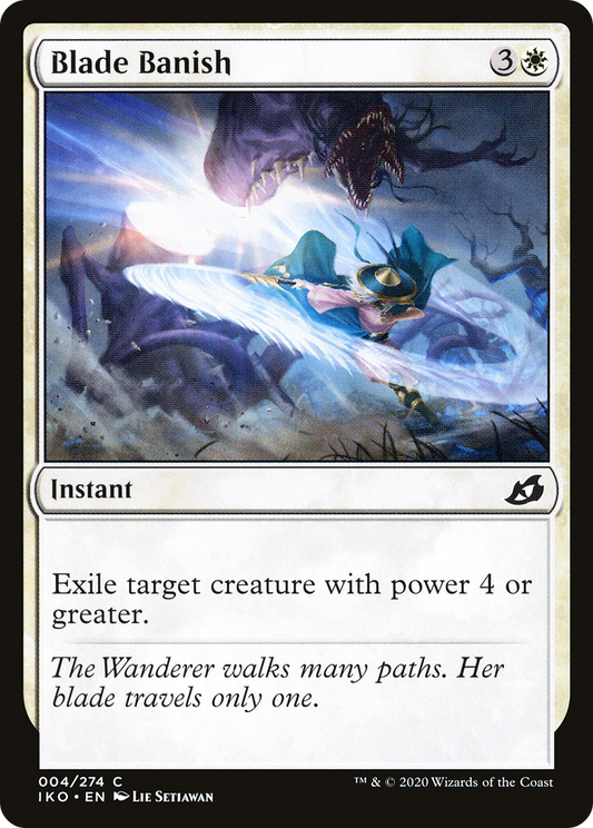 Blade Banish [Ikoria: Lair of Behemoths] Foil