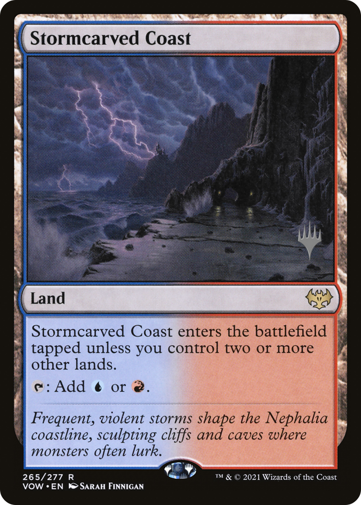 Stormcarved Coast (Promo Pack) [Innistrad: Crimson Vow Promos] | Silver Goblin