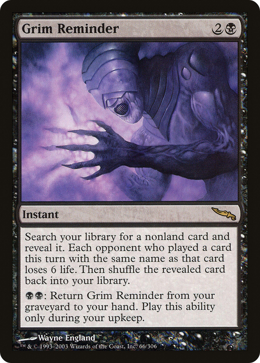 Grim Reminder [Mirrodin] Foil