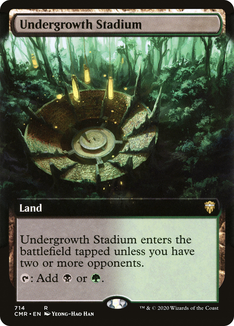 Undergrowth Stadium (Extended Art) (714) Foil - Commander Legends